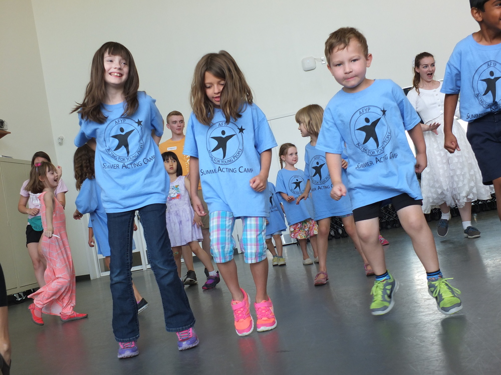 Acting Summer Camp dance rehearsal