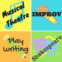 Musical theater, improv, playwriting, shakespeare