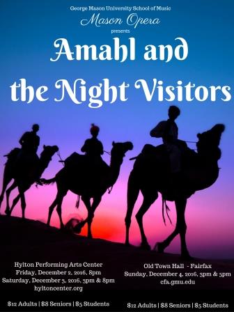 Amahl and the Night Visitors flier