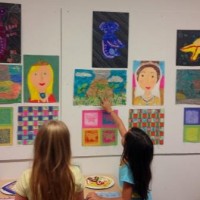 Summer art camp student showcase