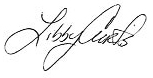 Libby Curtis's signature