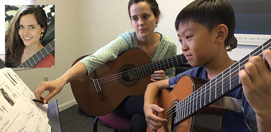 Introductory Guitar class for young kids