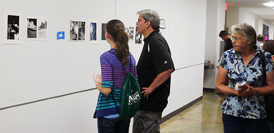 Student photography exhibit at summer workshop