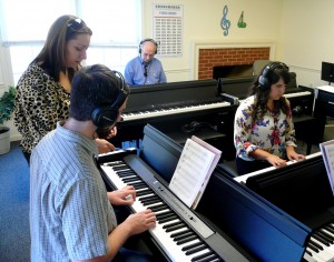 Adult piano class