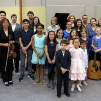Music Student Recital Group Photo