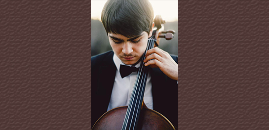 Zachary Whitaker playing cello