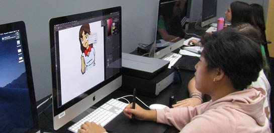 anime and technology art camp