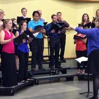 Music teachers at Kodaly summer workshop