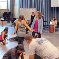 Music teachers at Orff summer workshop