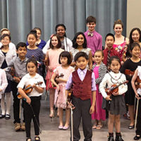 Visiting Peabody Preparatory students