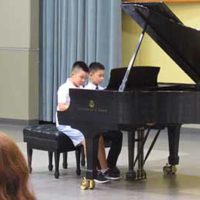 Students at Piano Academy