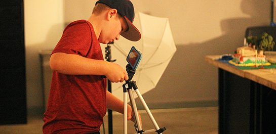 Stop motion animation camp