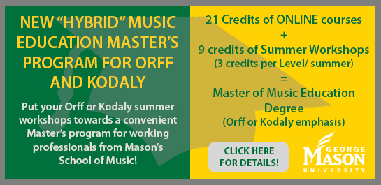 SoM Masters Hybrid Orff Kodaly Program