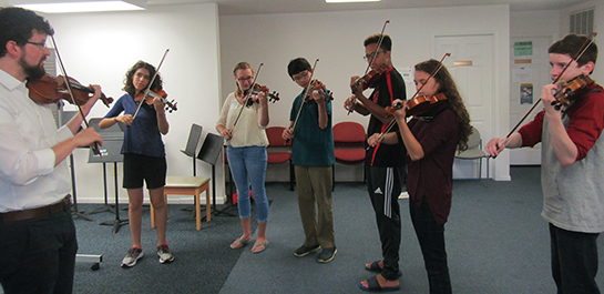 Summer violin camp for teens